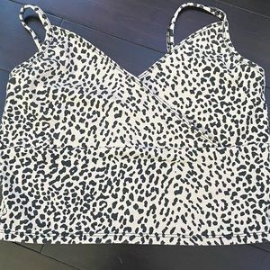 cheeta print top